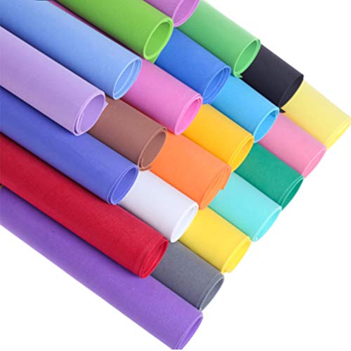 ifundom Foam Sheet 10 Pack eva Papers EVA Foam Sheets, 19. 7 x 19. 7 Inch, Large Size, Assorted Colors, 1mm Thick, for Arts and Crafts, 10 DIY Handcraft Materials Sheets Handmade Sheets Foam Sheets