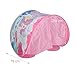 Relaxdays Bettzelt Kinder, BxT: 220x79 cm, Einhorn-Design, Betttunnel für Kinderbett, Pop-up-Funktion, Betthöhle, bunt