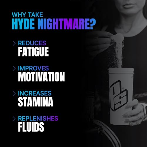Image of ProSupps Hyde Nightmare Jawbreaker Pre Workout Powder, 30 Servings | 6000 mg Citrulline, 3200 mg Beta-Alanine, Nootropics, Electrolytes, FSSAI Compliant, Banned-Substance Screened