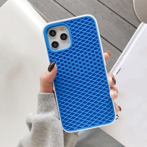 Coque iPhone 15 unique bleu blanc pour vos sorties urbaines