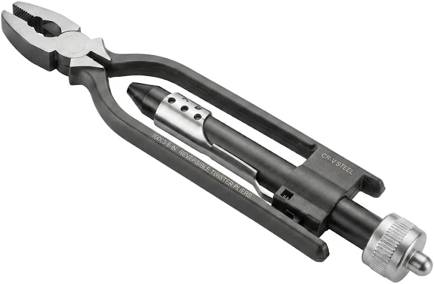 Safety Wire Pliers, 6" Twister Tool with Cutter for Mechanics | Replacement for ARES 10009 – Reversible twist direction without switching tools; ideal for aviation & automotive use.