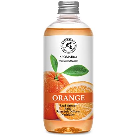 Raumduft Nachfüllflasche 500ml mit Natürlich Ätherischen Orangenöl Cover