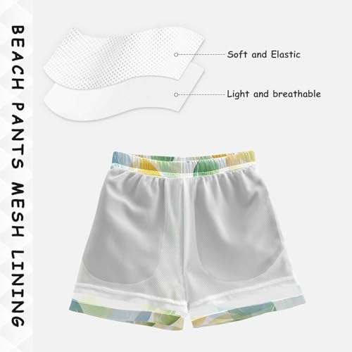 Sport Shorts Youth Beach Board Shorts Quick Dry with Pocket Beach Hawaii Vacation4