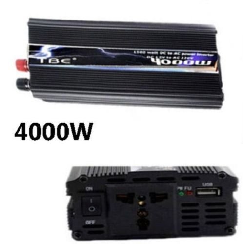 INVERTER 4000W 12V 220V CON USB TRASFORMATORE PER CAMPER AUTO BARCA