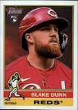 2025 Topps Heritage Baseball Chrome #51 Blake Dunn RC Rookie Cincinnati Reds Official MLB Trading Card (Stock Photo May Be Shown, Near Mint to Mint Condition)