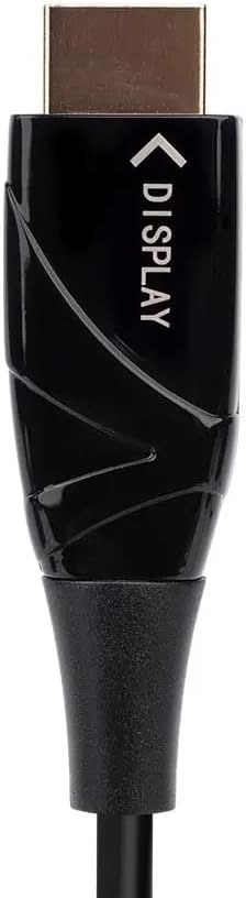 Monoprice 4K High Speed Fiber Optic HDMI Cable - 4K@60Hz, 18Gbps, HDR, Active Optical Cable (AOC), 65ft, Black