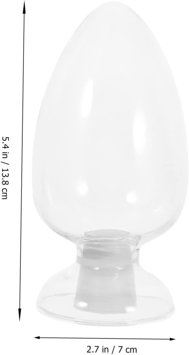 1pc Glass Storage Bottle Stopper Conical Specimen Container for Display and Organization for Laboratory Use and Home Storage