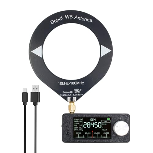 Récepteur Radio | Récepteur Audio Domestique - Batterie 800mA Affichage HD LSB USB AM Écran IPS 4.8cm Lecteur avec Antenne pour Karaoké Studio Enregistrement Maison Voyage Camion Extérieur