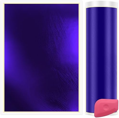 Frddiud Laser Engraving Marking Color Paper, 2 PCS Marking Paper, 15.3" x 10.4" Laser Engraving Paper for Fiber Laser Marking and Engraving, Laser to Engrave on Metal, Ceramics, Glass (Purple Blue)