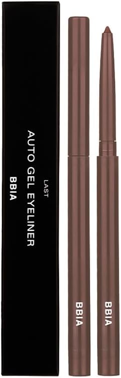 BBIA Last Auto Gel Eyeliner 17 Color โ Multi-Use Longwear & Waterproof Mechanical Eye Liner Easy Drawing with Smooth Texture Smudge-Resistant Shadow & Glitter Vegan Korea Eye Makeup (03 ROSE BROWN)