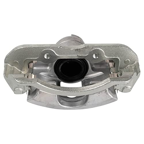 Image of TRQ Front Driver and Passenger Side Brake Caliper Set Caliper Brackets Hardware Compatible with 08-11 Ford Focus