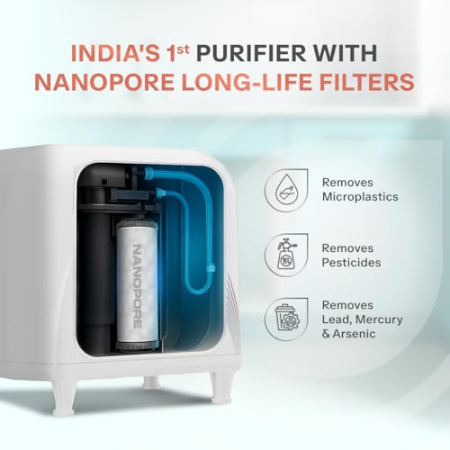 Image of Aquaguard Select Designo 9-Stage Under The Counter Water Purifier | RO+UV+Active Copper Tech | Taste Adjuster | Inbuilt Pressure Pump | Suitable for Tanker, Borewell & Municipal Water
