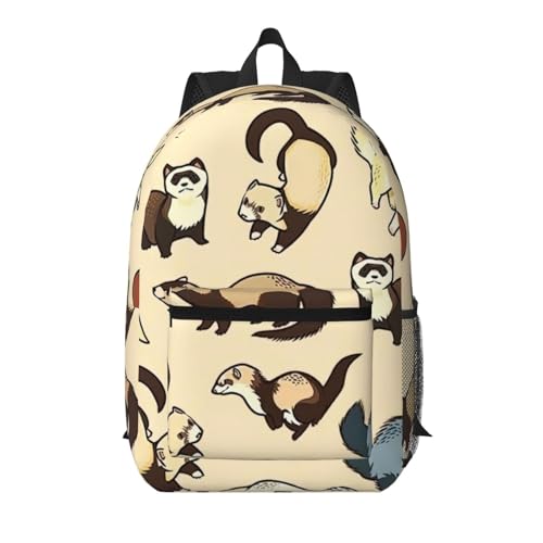Sac à dos furet poilu 43 cm : finissez-en avec le désordre grâce au multi-poches