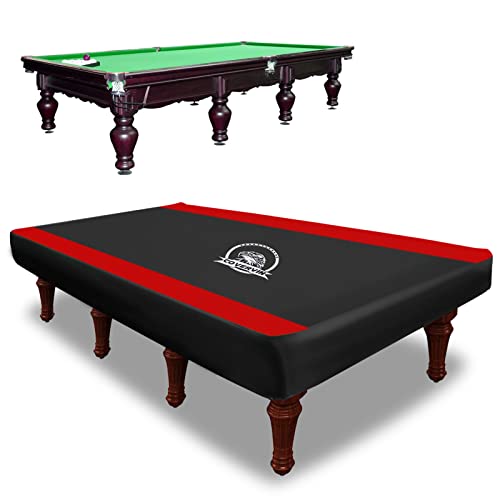 Covervin Billiard Pool Table Cover,Heavy Duty 210D Oxford Cloth Material All Weather Waterproof Dustproof Uv Protection(8Ft/Red) #TOP1