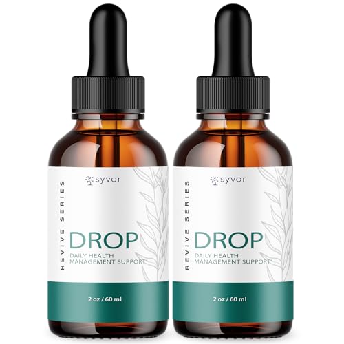 (2 Pack) Drop The Pounds Drops Official Drop The Pounds Liquid Drops with All Natural Ingredients Advanced Health Optimizer & Wellness Support with Premium Vitamins for Women & Men (60 Servings)