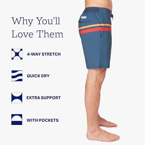 Fair Harbor Ozone Board Short –– Men’s Swimsuits with BreezeKnit Liner, 10-inch Inseam –– Quick Dry, Performance Swim Trunks2