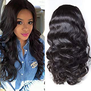 Maxine 360 Lace Frontal Wig Cap With Baby Hair Body Wave Brazilian Virgin Hair 100% Unprocessed Human Hair Wigs For Black Women 24inch