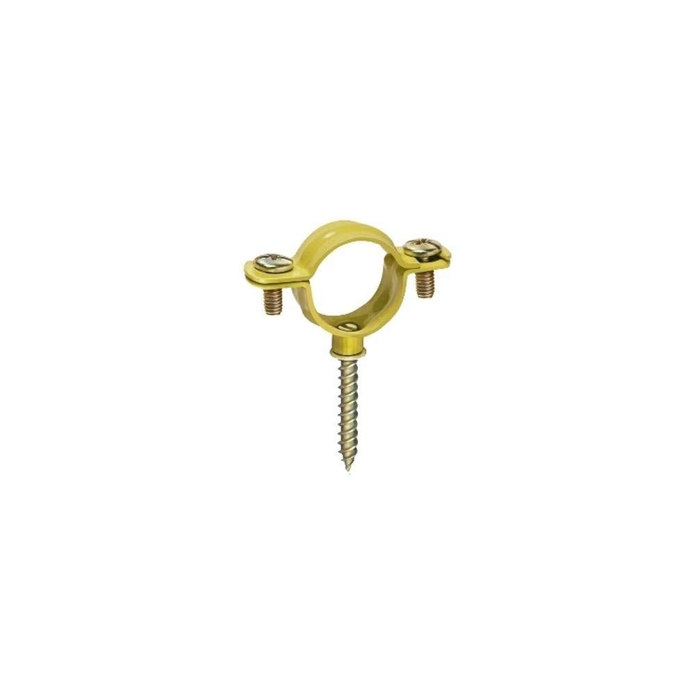 Abrazadera metallique GNK 22 mm CELO pour conduit de gaz jaune