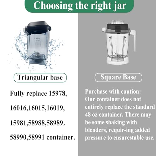 Jarra para licuadora 48oz compatible Advance Quiet One miniatura 4