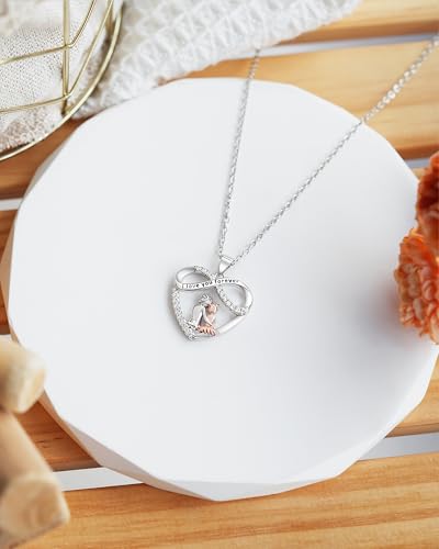 Infinity Heart Necklace Christmas Jewelry Gifts for Grandma Granddaughter Birthday Jewelry Gifts4