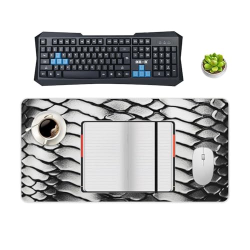 Protector para Escritorio Snake Skin Negro y Blanco miniatura 4