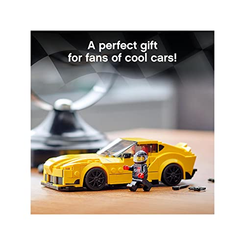 Image of LEGO Speed Champions Toyota GR Supra 76901 Building Kit+Speed Champions McLaren Elva 76902 Building Kit-(Set of 2Toys)