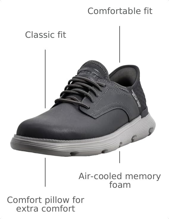 Image of Skechers Men's Slip-ins Garza - Gervin Casual Slip-On Shoes