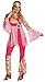 Produktbild Karnevalsbud Damen Flower Power Kostüm Hippie Girl - Blumen Print, L/XL, Mehrfarbig