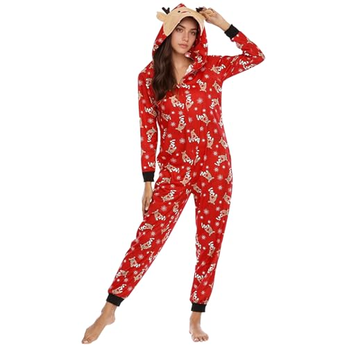 Alaiyaky Weihnachtsroter Pyjama (Damen, M)