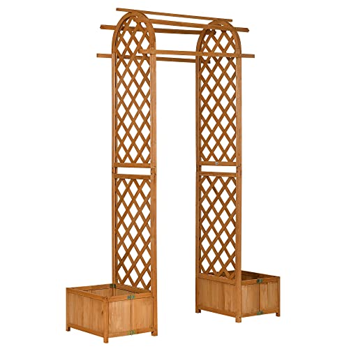 Outdoor Cedar Arbor Pergola Lattice