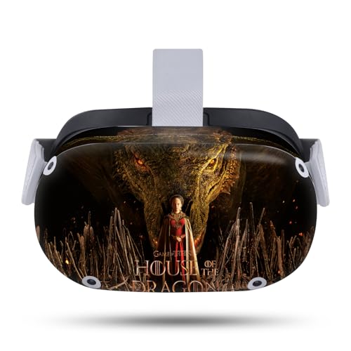 Head Case Designs Officially Licensed House of The Dragon: Television Series Poster Sigils and Characters Vinyl Sticker Skin Decal Cover Compatible with Meta Quest 2