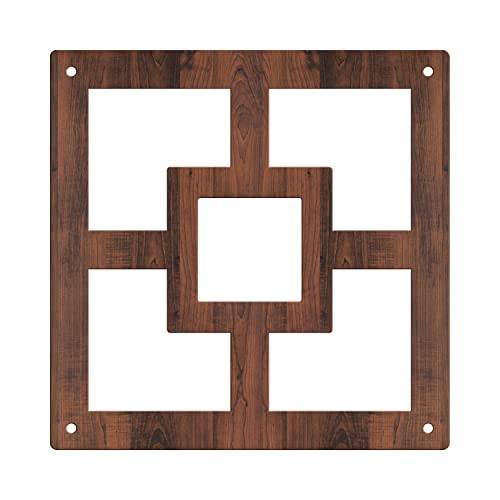 Image of RANDOM Privacy Room Divider Hanging Panel Modern Screen Partition for Decorating Bedroom, Dining, Study & Living Room (RSD-4026) 12 Panels Engineered Wood