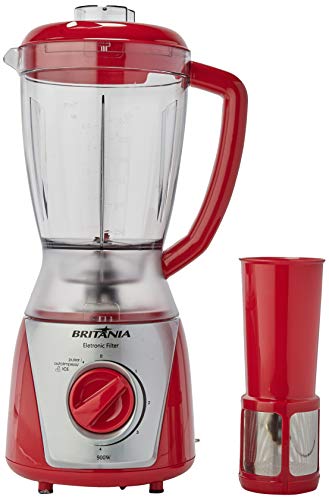 Liquidificador, Eletronic Filter 800, 2,5L, Vermelho, 110V, Britânia