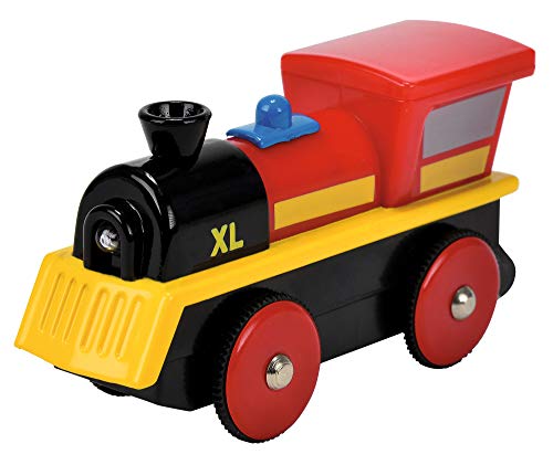 Eichhorn 1885 100001301 - Bahn, E-Lok 10,5 cm, mit 4-Radantrieb und vier Funktionen, inkl. Batterien 60 min. Laufzeit