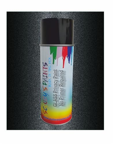 Image of Security Paint Glass Privacy Window Paint, Quick-Drying High Adhesion Acrylic, No Primer Required, Direct Application, Multiple Colours Available (I'LL BE BACK Black)