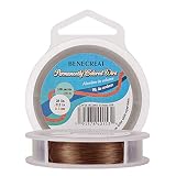 MATERIAL DE MANUALIDAD: también son adecuados para arreglos florales, marcos y trabajos de peluquería. La longitud de este cable de cobre es suficiente para las necesidades de producción de su artesanía, solo deje volar su imaginación y creatividad.