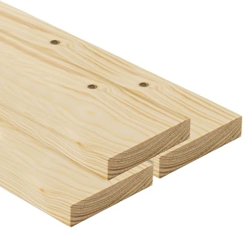 Twe - Listones de madera maciza de abeto 20 x 95 x 2...