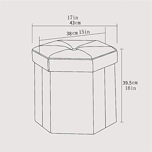 Pouf repose-pieds carré en bois massif pour petits espaces encombrés - 3