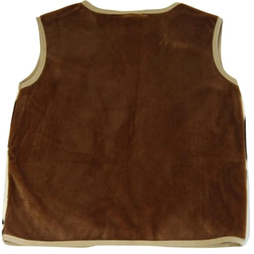 Disfraz completo infantil cowboy o cowgirl con chaleco y sombrero miniatura 5