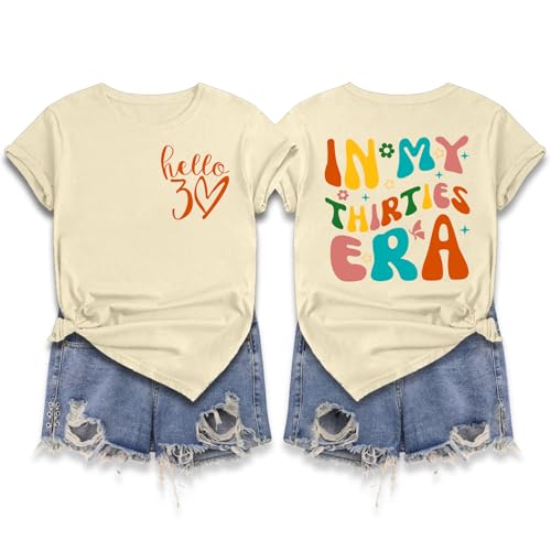 T-shirt vintage 1996 femme In My Thirties Era pour cadeau anniversaire 30 ans