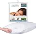SafeRest Premium Hypoallergenic Bed Bug Proof Zippered Waterproof Pillow Protector (1) King Size