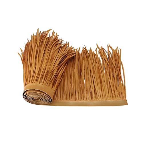 CLUB BOLLYWOOD® Straw Roof Thatch Simulation Durable Panel Palm Thatch Roll for Garden Patio C|Home & Garden | Yard, Garden & Outdoor Living | Gardening Supplies 1 Roll Artificial Palm Thatch-image-49