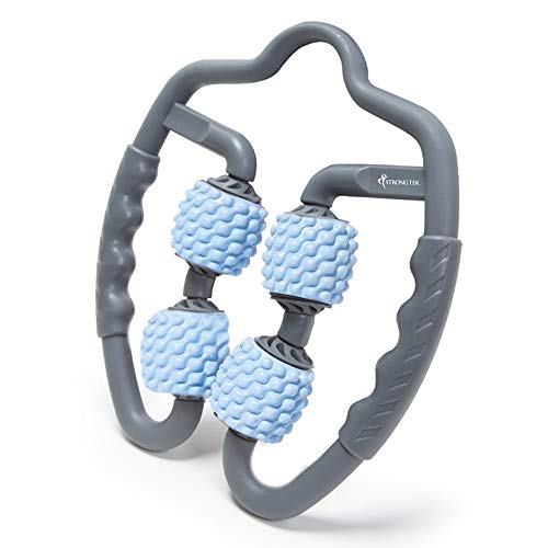 StrongTek Trigger Point Roller Massager for Forearm, Elbow, Hand, Arm, and Leg Myofascial and Fascial Release, Deep Tissue Self Massage for Golfer, Tennis Elbow Treatment or Athlete Muscle Pain Relief