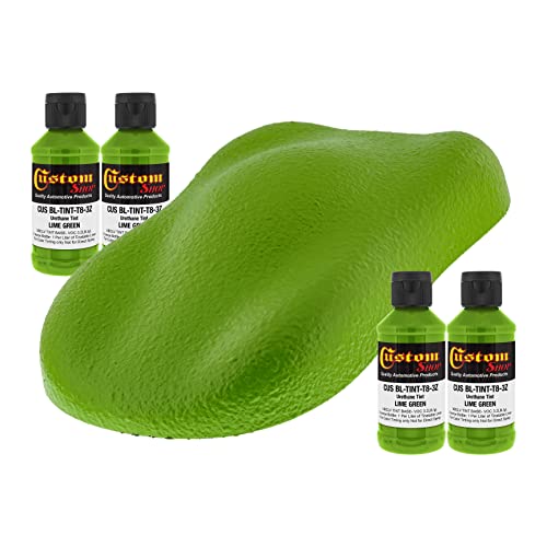 Image of Custom Coat 3 Ounce, Lime Green, Bedliner Tint Concentrate, 4 Pack