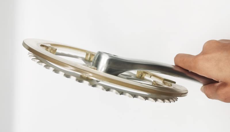 Guarnitura MTB 46T Piena Lega di Alluminio in Alluminio con Cravatta 152mm 170mm Braccio a manovella Mountain Bike Fix Ingranaggi Ruota a Catena da Ciclismo Guarnitura
