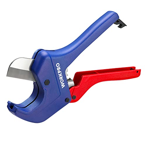 WORKPRO Ratchet PVC Pipe Cutter, Up to 1-5/8", Plastic Pipe ...