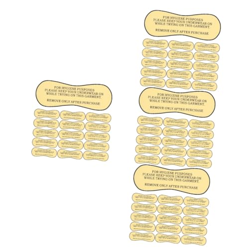 Autocollant de maillot de bain hygiénique GLEAVI pour protection d'essayage en cabine x400