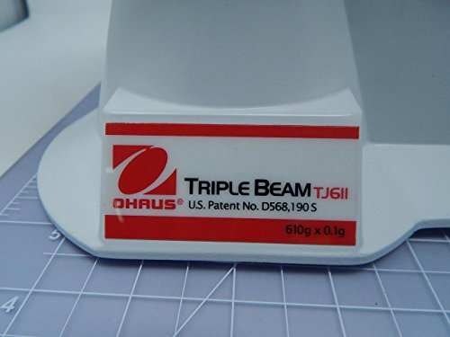 Ohaus TJ611 Triple Beam Jr. Mechanical Balances, 610g Capacity, 0.1g Readability, - Thumbnail 2