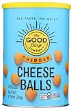 The Good Crisp Company, Cheese Balls, Cheddar, 2.75 Ounce (Pack of 1)