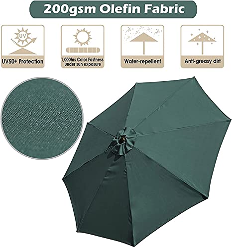 ガードレール Patio Umbrellas Patio Umbrella Outdoor Patio Umbrella 8 Rib Market Table Umbrella Fade Resistant With Crank #TOP3